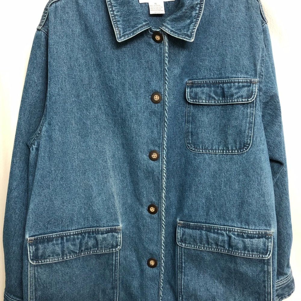 Talbots Longer Jean Jacket